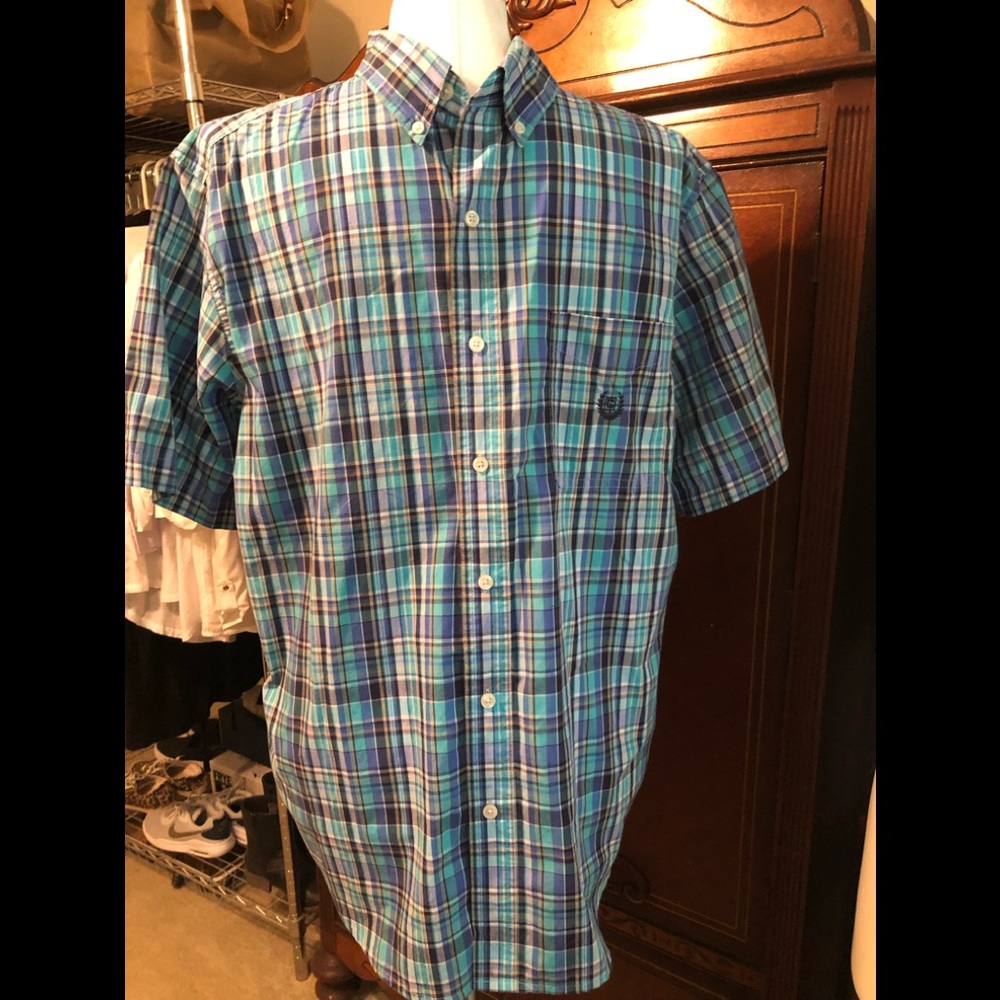 Chaps plaid button down